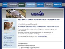 Tablet Screenshot of inventair.de